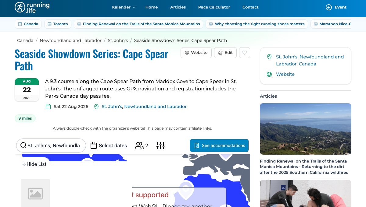 Seaside Showdown Series: Cape Spear Path