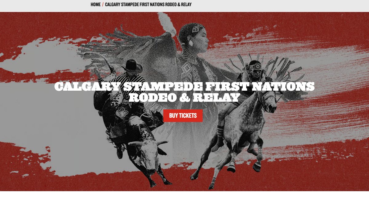 Calgary Stampede First Nations Rodeo & Relay