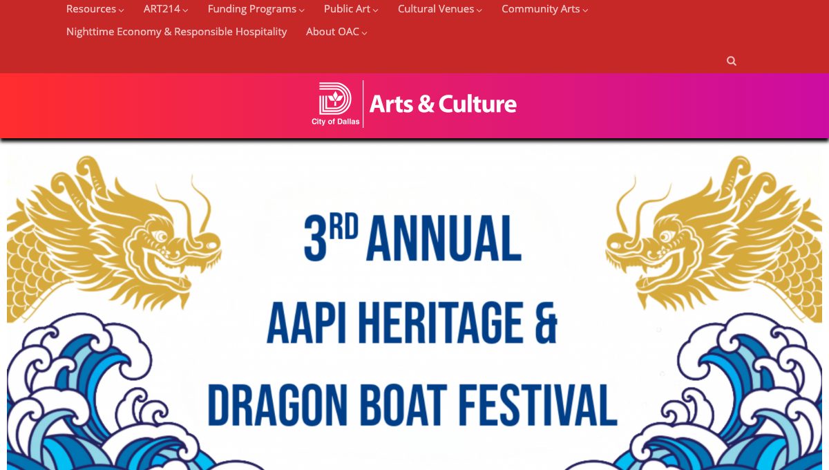 Dallas Asian American Heritage Dragon Boat Festival 2026
