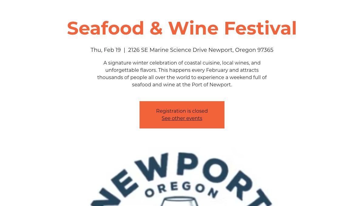 Seafood & Wine Festival