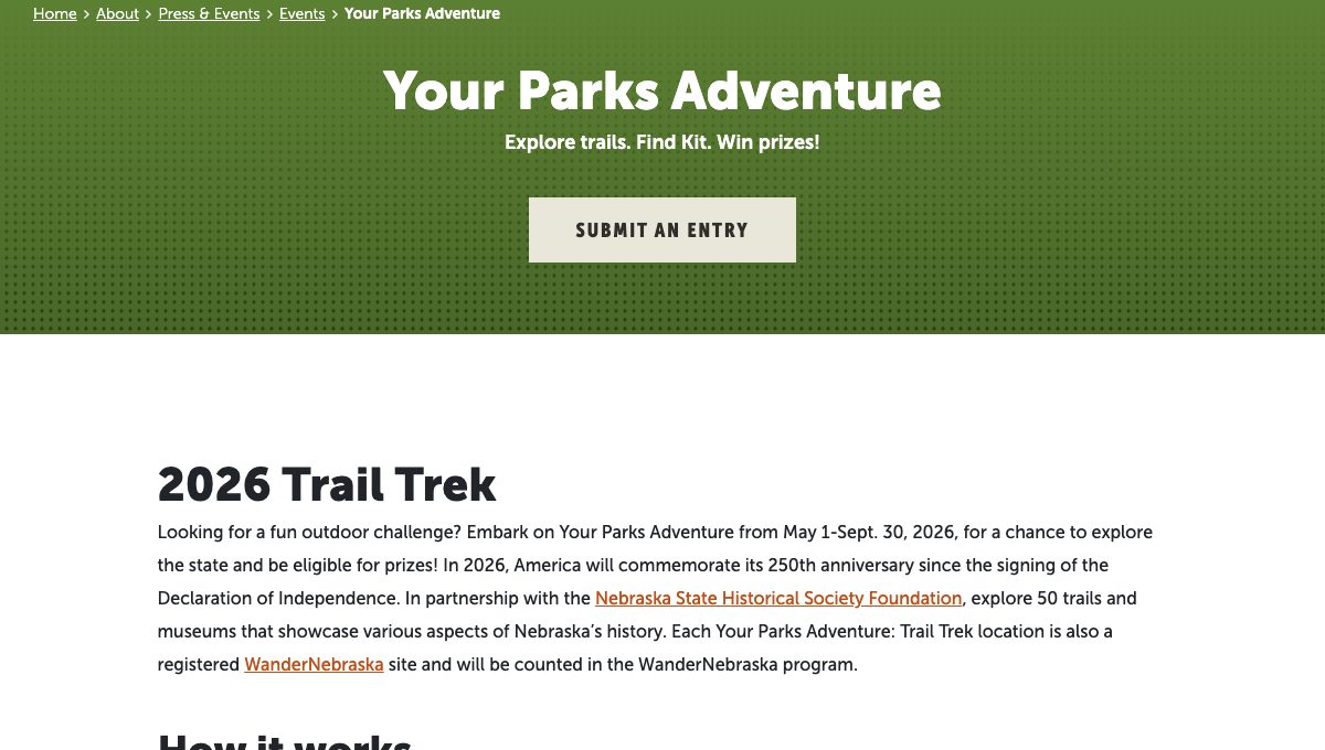 Your Parks Adventure: Trail Trek