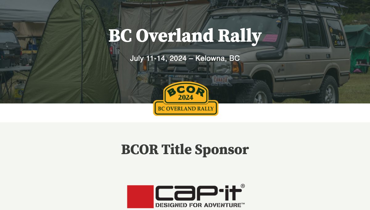 BC Overland Rally