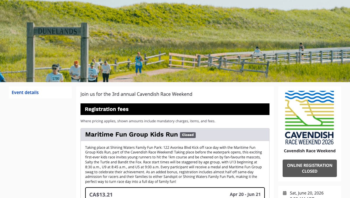 Cavendish Race Weekend