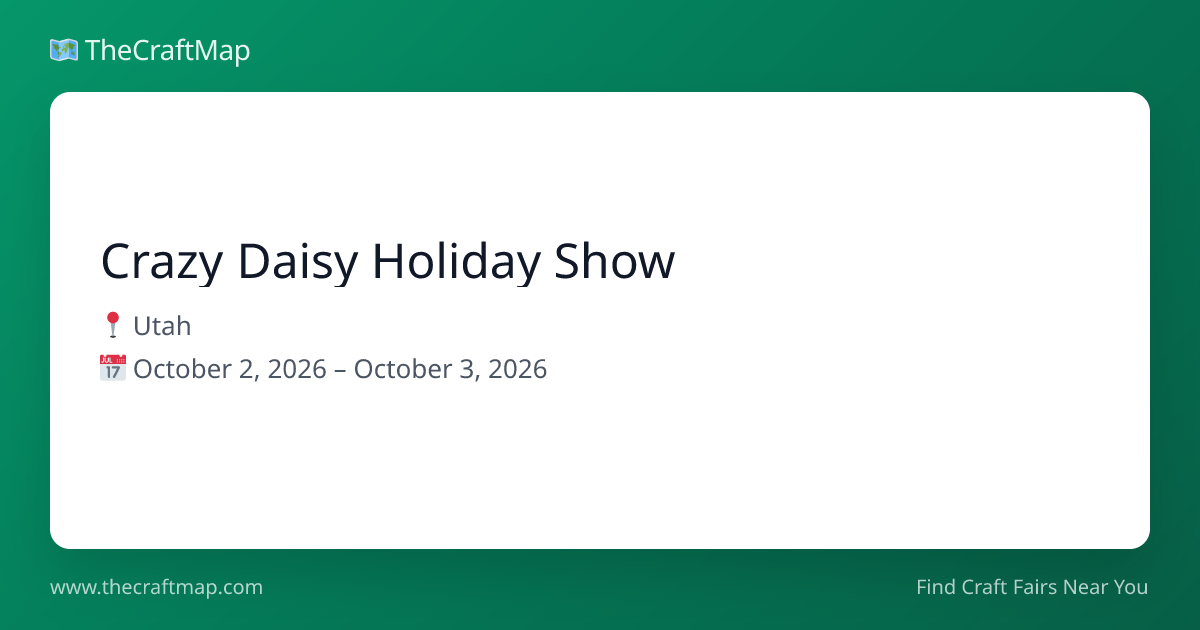 Crazy Daisy Holiday Show