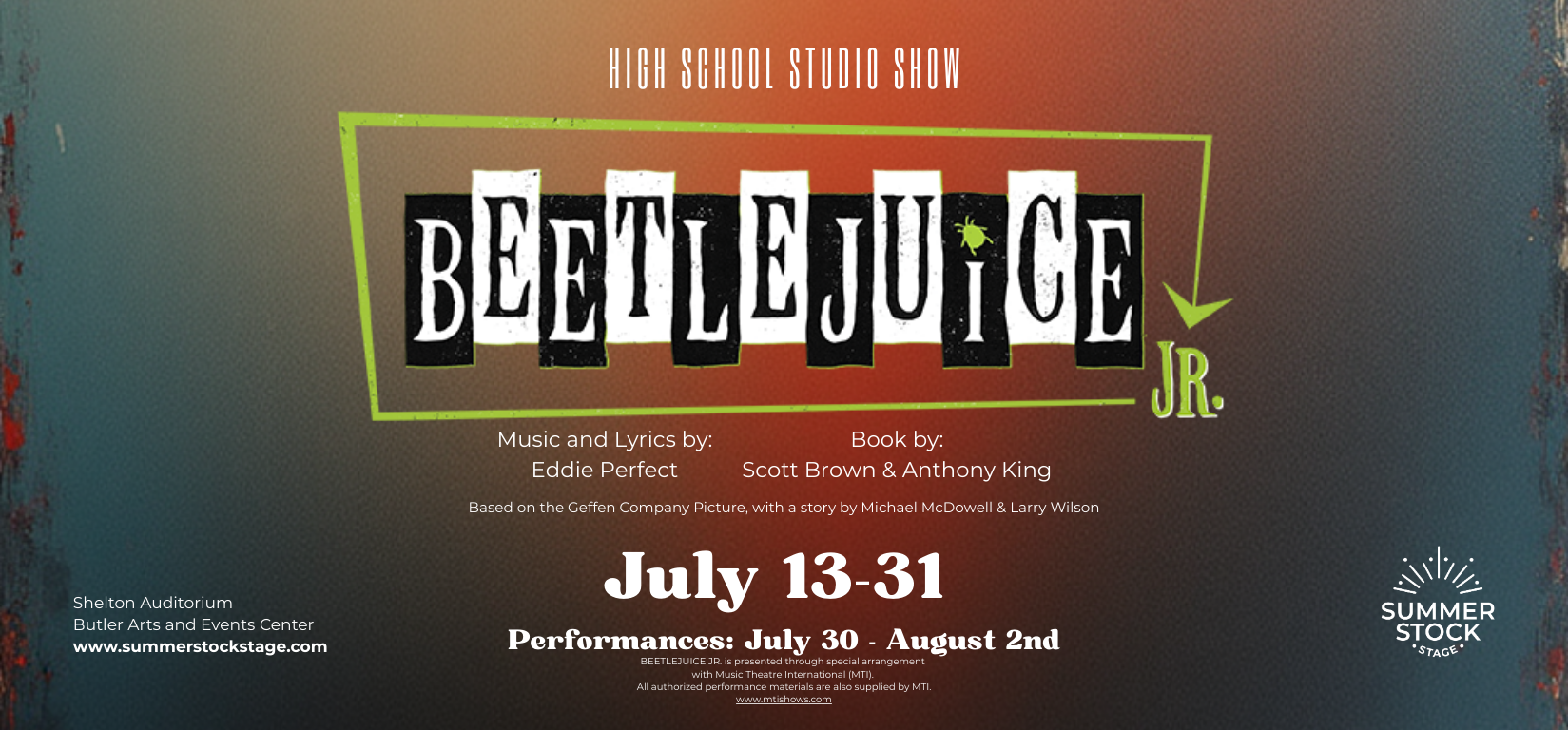 Summer Stock Stage: Beetlejuice, Jr