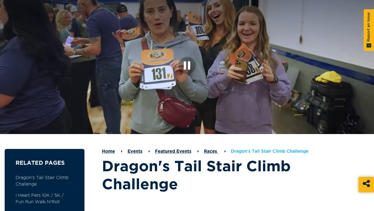 Dragon's Tail Stair Climb Challenge
